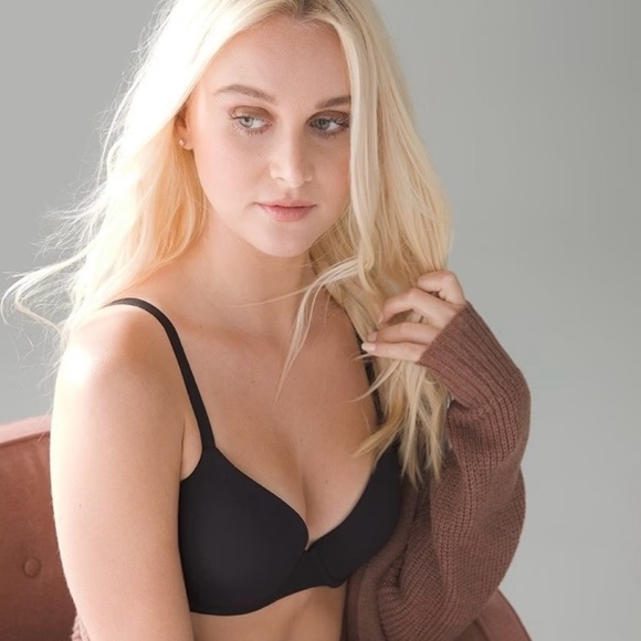 NWT Soma Enbliss Full Coverage Lined Underwire Bra 36 D Black #0321 - Picture 12 of 13